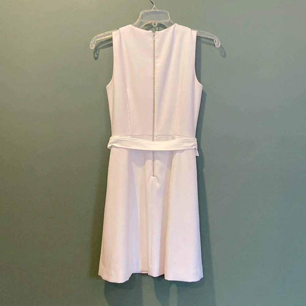 WHBM Belted Fit-And-Flare Dress - Picture 6 of 11